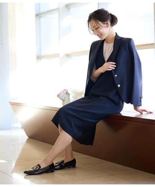 NEWYORKER(ニューヨーカー)の「TR天竺&ストレッチデシン ドッキングブラウス(Tシャツ/カットソー・レディース・ライトグレー/ピンク/ライトグリーン・M/L)」の13枚目の写真
