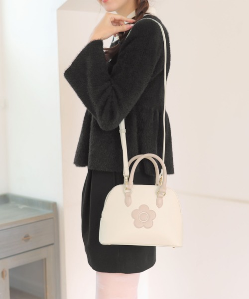 マリー ラウンドシェイプ 2WAYミニトート（トートバッグ）｜MARY QUANT