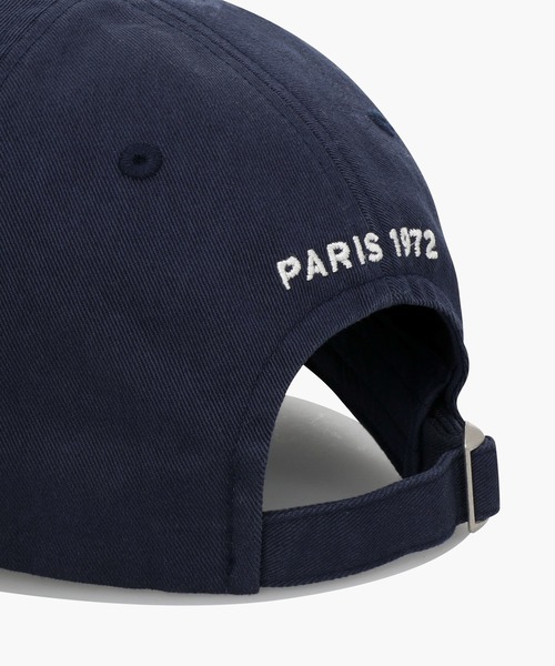 MARITHE + FRANCOIS GIRBAUD（マリテフランソワジルボー）の「MFG EMBLEM CAP（キャップ・レディース・Navy/Beige・フリー）」の8枚目の写真