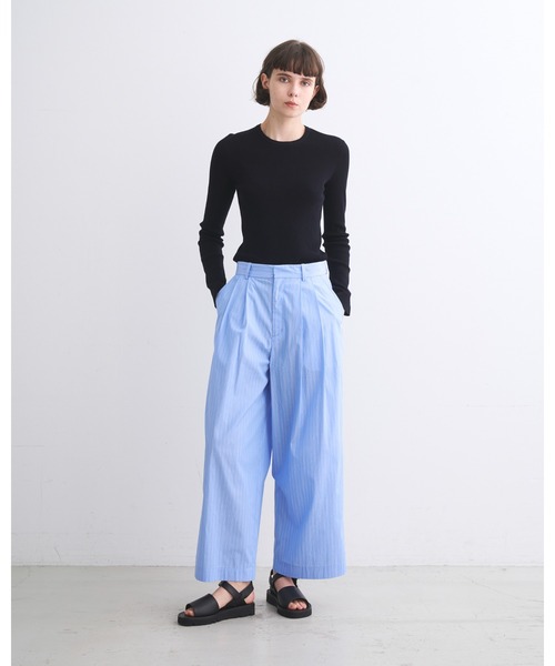 Traditional Weatherwear(トラディショナルウェザーウェア)の「LEWISHAM(チノパンツ・レディース・ネイビー系1/ブルー系・S/XS)」の6枚目の写真