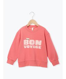 Samansa Mos2 Lagom | バス刺繍裏起毛トレーナー(Tシャツ/カットソー)