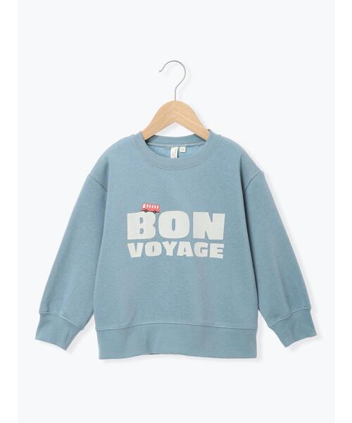 Samansa Mos2 Lagom（サマンサモスモスラーゴム）の「バス刺繍裏起毛トレーナー（Tシャツ/カットソー・キッズ・レッド/グリーン・100/110/120/130/95）」の2枚目の写真