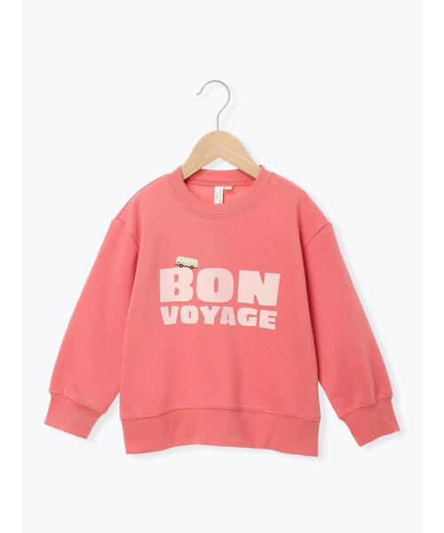 Samansa Mos2 Lagom（サマンサモスモスラーゴム）の「バス刺繍裏起毛トレーナー（Tシャツ/カットソー・キッズ・レッド/グリーン・100/110/120/130/95）」の5枚目の写真