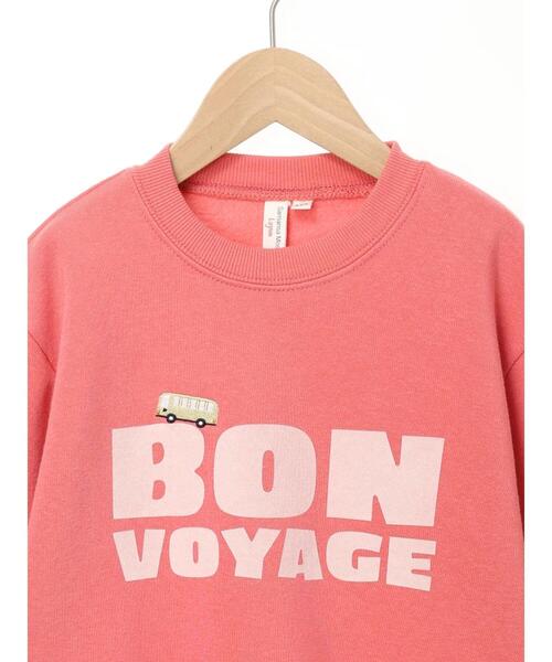 Samansa Mos2 Lagom（サマンサモスモスラーゴム）の「バス刺繍裏起毛トレーナー（Tシャツ/カットソー・キッズ・レッド/グリーン・100/110/120/130/95）」の7枚目の写真