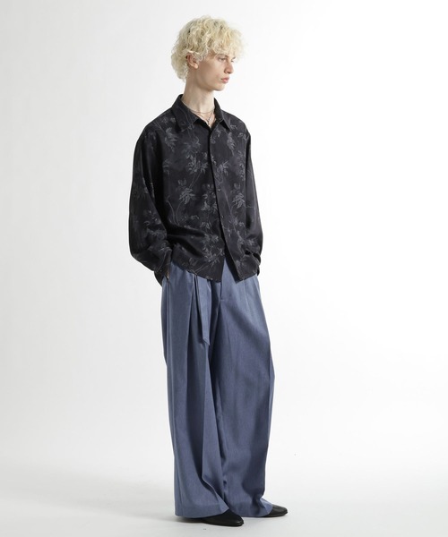 HARE（ハレ）の「シードフラワーアートガラシャツ(HARE)（シャツ/ブラウス・メンズ・ブラック/ホワイト/グリーン・FREE）」の6枚目の写真