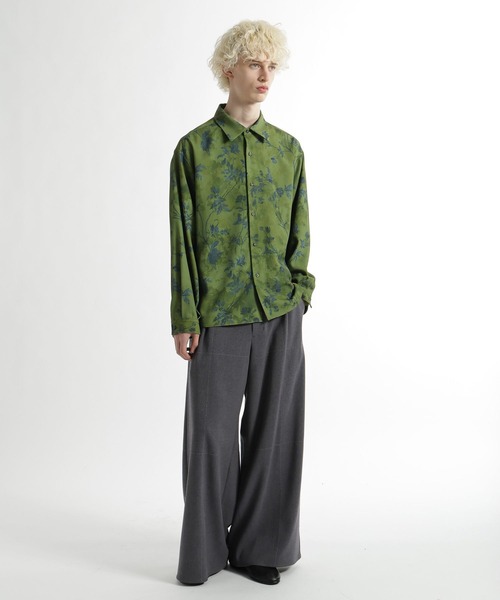 HARE（ハレ）の「シードフラワーアートガラシャツ(HARE)（シャツ/ブラウス・メンズ・ブラック/ホワイト/グリーン・FREE）」の8枚目の写真