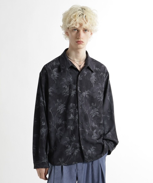 HARE（ハレ）の「シードフラワーアートガラシャツ(HARE)（シャツ/ブラウス・メンズ・ブラック/ホワイト/グリーン・FREE）」の10枚目の写真