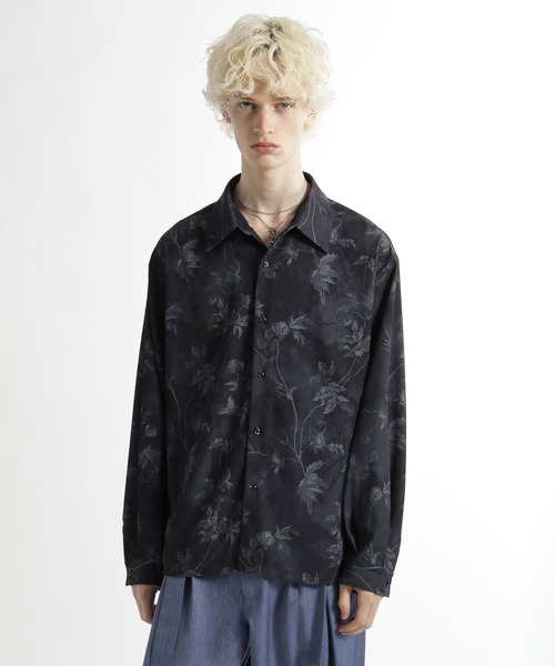 HARE（ハレ）の「シードフラワーアートガラシャツ(HARE)（シャツ/ブラウス・メンズ・ブラック/ホワイト/グリーン・FREE）」の11枚目の写真