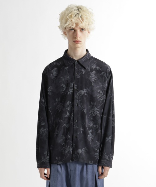 HARE（ハレ）の「シードフラワーアートガラシャツ(HARE)（シャツ/ブラウス・メンズ・ブラック/ホワイト/グリーン・FREE）」の14枚目の写真