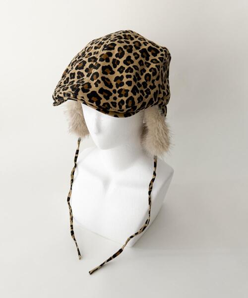 WEGO(ウィゴー)の「WEGO/ドッグイヤーレオパードハンチング(キャスケット・レディース・その他2/その他1・FREE)」の7枚目の写真