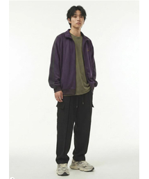 SEVENSELAH（セブンセラー）の「スナップフロントダブルピンタックカーゴジョガーストッパー（スウェットパンツ）」