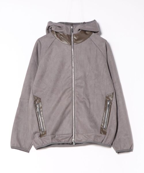 セール】《MMMM》バックサイドフリース スウェード ZIPパーカー