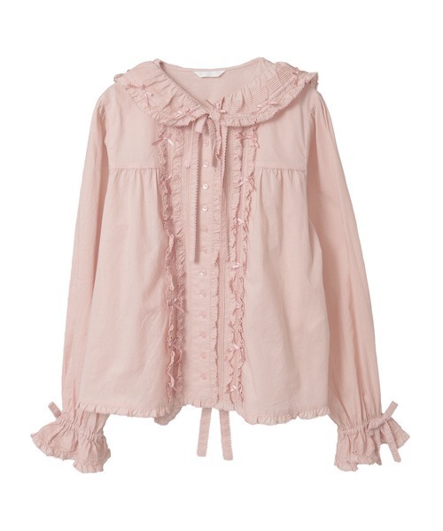 ピンクハウス　うさぎの耳フード付きローンブラウス うさぎの耳フード付きローンブラウス（シャツ/ブラウス）｜PINK HOUSE