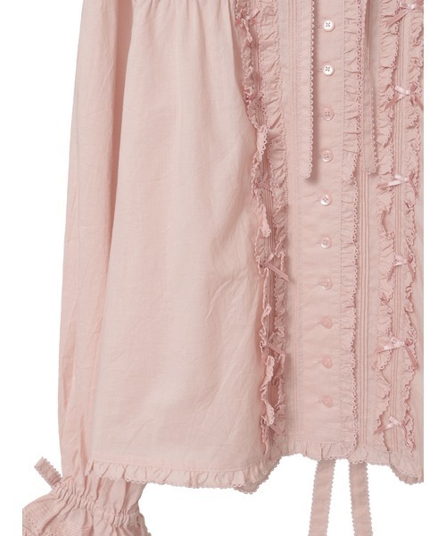 うさぎの耳フード付きローンブラウス（シャツ/ブラウス）｜PINK HOUSE