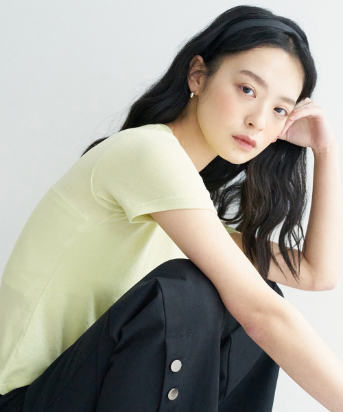 LARTIGENT(ラーティゼン)の「MTOF SOFT SLIM T-SHIRT(YELLOW)(Tシャツ/カットソー・レディース・その他・FREE)」の2枚目の写真