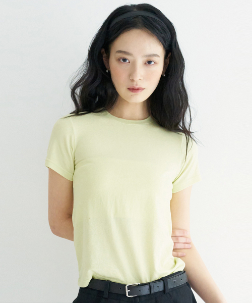 LARTIGENT(ラーティゼン)の「MTOF SOFT SLIM T-SHIRT(YELLOW)(Tシャツ/カットソー・レディース・その他・FREE)」の3枚目の写真