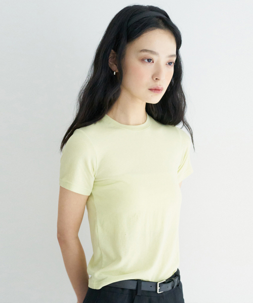 LARTIGENT(ラーティゼン)の「MTOF SOFT SLIM T-SHIRT(YELLOW)(Tシャツ/カットソー・レディース・その他・FREE)」の4枚目の写真
