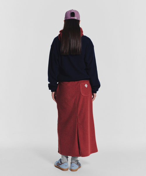 MENASOO(ミナス)の「Terry Fleece Sweatshirt Half Zip Up_Navy(スウェット・レディース・ネイビー・1/2)」の11枚目の写真