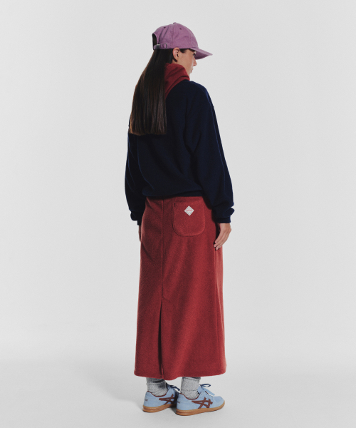 MENASOO(ミナス)の「Terry Fleece Sweatshirt Half Zip Up_Navy(スウェット・レディース・ネイビー・1/2)」の12枚目の写真