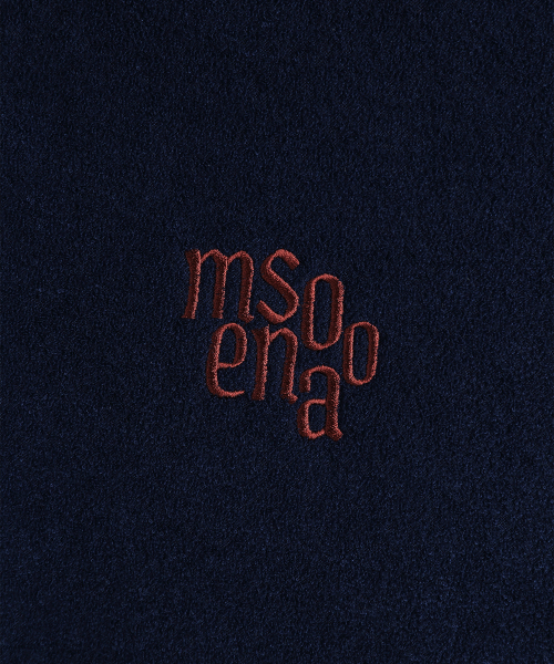 MENASOO(ミナス)の「Terry Fleece Sweatshirt Half Zip Up_Navy(スウェット・レディース・ネイビー・1/2)」の18枚目の写真
