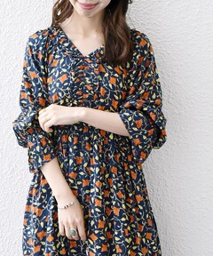 セール】TROUILLETマルチフラワープリントワンピース（ワンピース