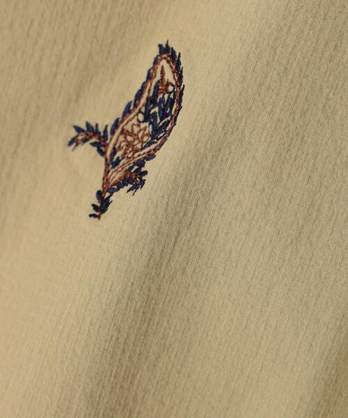 St ANDREWS(セントアンドリュース)の「【St ANDREWS】接触冷感 リーフ柄刺繍ナイロンストレッチスカート (WOMENS)(スカート・レディース・ベージュ/ネイビー・L/SS/M/S)」の9枚目の写真