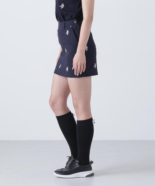 St ANDREWS(セントアンドリュース)の「【St ANDREWS】接触冷感 リーフ柄刺繍ナイロンストレッチスカート (WOMENS)(スカート・レディース・ベージュ/ネイビー・L/SS/M/S)」の15枚目の写真