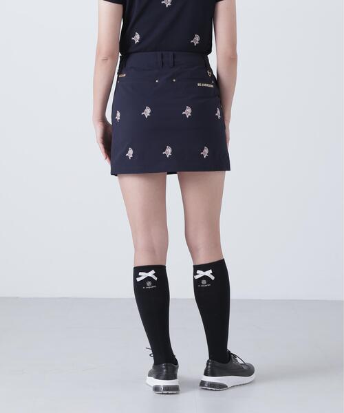 St ANDREWS(セントアンドリュース)の「【St ANDREWS】接触冷感 リーフ柄刺繍ナイロンストレッチスカート (WOMENS)(スカート・レディース・ベージュ/ネイビー・L/SS/M/S)」の16枚目の写真