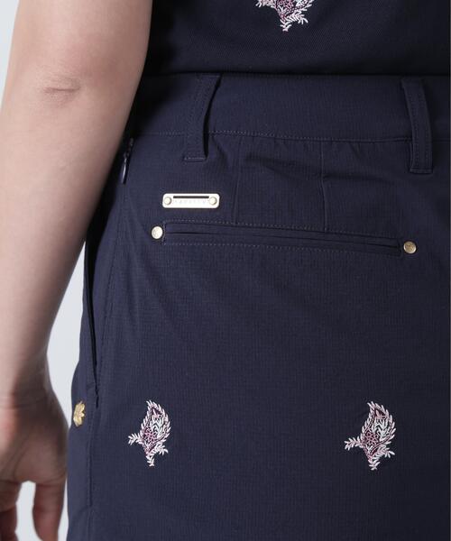 St ANDREWS(セントアンドリュース)の「【St ANDREWS】接触冷感 リーフ柄刺繍ナイロンストレッチスカート (WOMENS)(スカート・レディース・ベージュ/ネイビー・L/SS/M/S)」の21枚目の写真