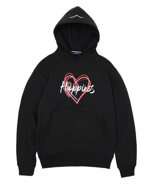 HARDCORE HAPPINESS(ハードコアハピネス)の「HAPPINESS HERT HOODIE_BLACK(パーカー・レディース・その他・FREE)」の2枚目の写真