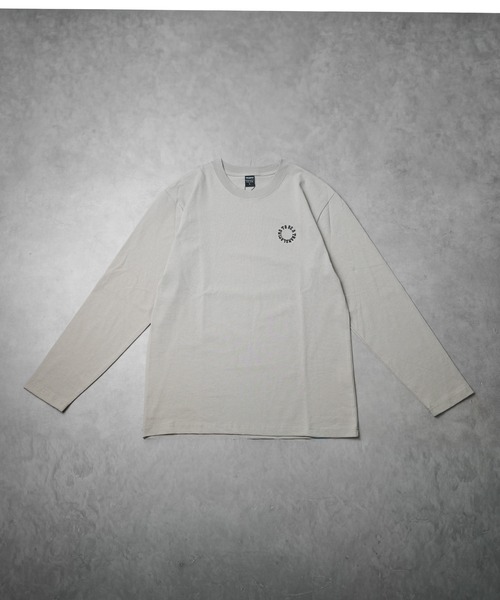 B.I.D.(ビーアイディー)の「《刺繍ロングスリーブTシャツ(サークルロゴ)》(Tシャツ/カットソー・メンズ・ライトカーキ/ホワイト/ブラック・MEDIUM)」の3枚目の写真