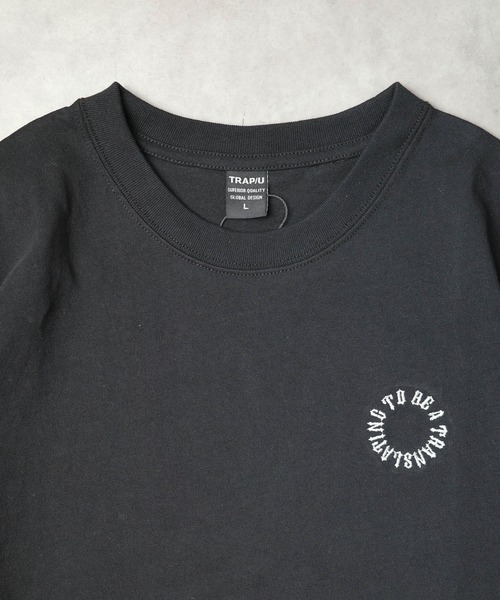B.I.D.(ビーアイディー)の「《刺繍ロングスリーブTシャツ(サークルロゴ)》(Tシャツ/カットソー・メンズ・ライトカーキ/ホワイト/ブラック・MEDIUM)」の13枚目の写真