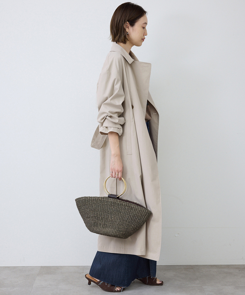 SLOBE IENA（スローブイエナ）の「《WEBのみ4サイズ展開》LE DENIM スリットフレアデニムスカート（デニムスカート・レディース・ネイビー/ブルー系その他・34/36/38/40）」の4枚目の写真