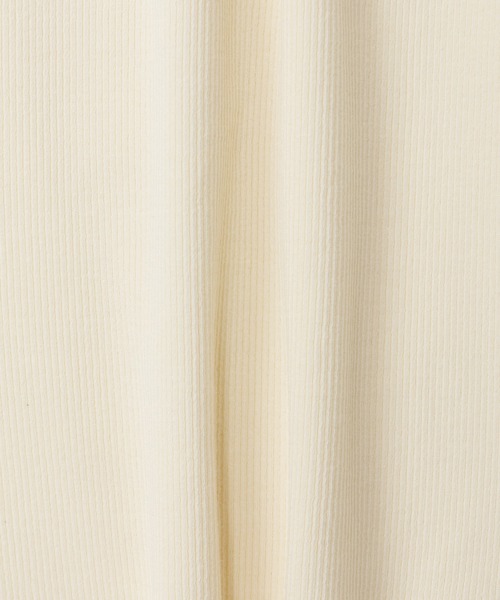 Ada.（エイダ）の「サイドギャザー レイヤード風 ヘンリーネック トップス◎（Tシャツ/カットソー・レディース・ブラック/グリーン/イエロー/グレー/ホワイト/レッド・FREE）」の15枚目の写真