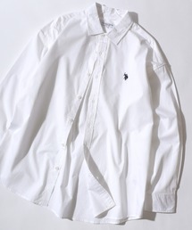 U.S. POLO ASSN.(���[�G�X�|���A�b�X��)��U.S. POLO ASSN./���[�G�X�|���A�b�X�� �I�[�o�[�T�C�Y �����|�C���g�h�J �u���[�h �f�j�� ���n �`�F�b�N ���M�����[�J���[�V���c �����V���c ���f�B�[�X �����Y(�V���c/�u���E�X)