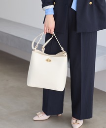 VIS | 楕円ひねり3層ショルダーバッグ/2WAY(ショルダーバッグ)