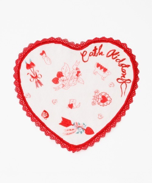 Cath Kidston(キャスキッドソン)の「ハートタオルハンカチ(ハンカチ/ハンドタオル・レディース・レッド・FREE)」の3枚目の写真