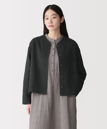 無印良品 | 婦人 カポック混二重ガーゼ キルトジャケット(その他アウター)