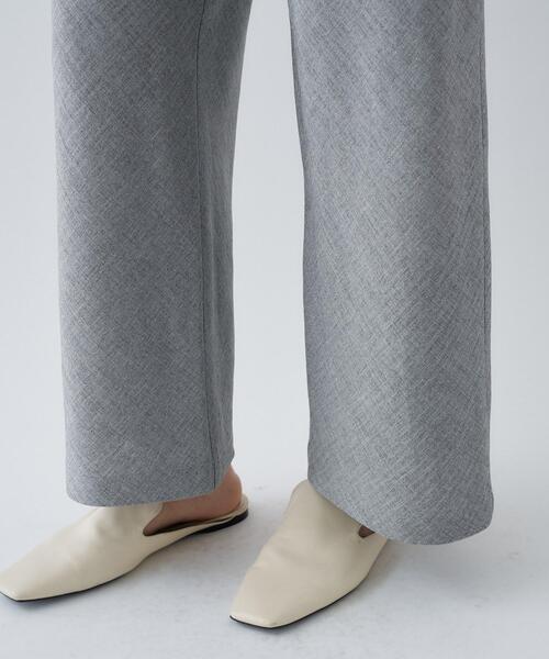 cloenc（クロエンス）の「【セットアップ／接触冷感／マシンウォッシュ】リネンライクイージーパンツ（その他パンツ・レディース・ライトグレー系3・03/02/01）」の3枚目の写真