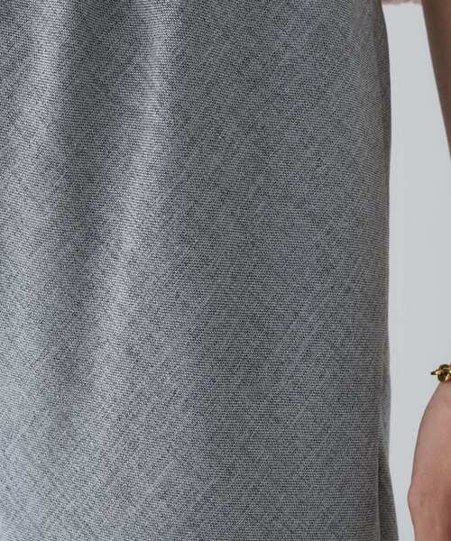 cloenc（クロエンス）の「【セットアップ／接触冷感／マシンウォッシュ】リネンライクイージーパンツ（その他パンツ・レディース・ライトグレー系3・03/02/01）」の2枚目の写真