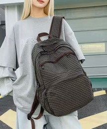 ammy.（エイミードット）の「【 ammy. / エイミードット 】 ニュアンス チェック リュック（バックパック/リュック）」