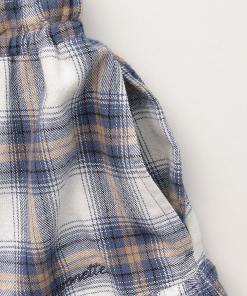 pom ponette junior（ポンポネットジュニア）の「チェックティアードスカート×インナーパンツ（スカート・キッズ・グレイッシュブルー・150cm/140cm/LL(165cm)/160cm）」の9枚目の写真