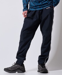 (SA) 裏メッシュ パイピング ロゴ イージーパンツ