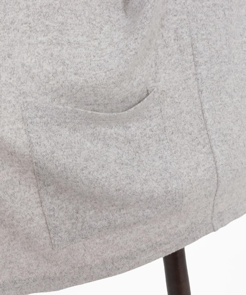 Jih Nunc（ジーヌンク）の「mcg3771-ボタンレスルーズシルエット杢カーディガン(JIH-R1167)（カーディガン/ボレロ・メンズ・チャコール/ベージュ/オフホワイト・S/M/L）」の15枚目の写真