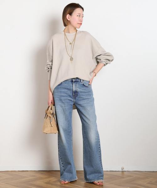 AP STUDIO（エーピーストゥディオ）の「【HAIKURE/ハイクル】別注KOREA NORDIC BLUE（デニムパンツ・レディース・エメラルドブルー・26/25/24/27）」の4枚目の写真