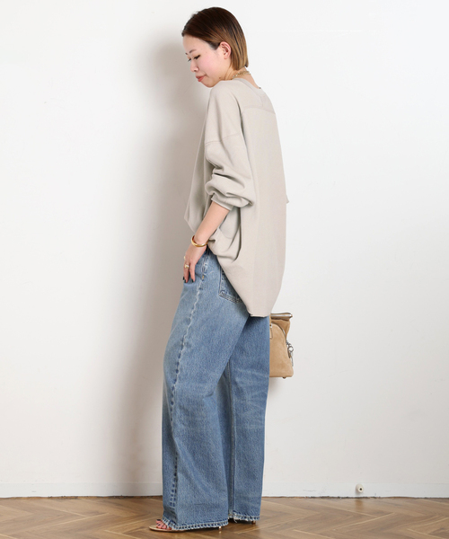 AP STUDIO（エーピーストゥディオ）の「【HAIKURE/ハイクル】別注KOREA NORDIC BLUE（デニムパンツ・レディース・エメラルドブルー・26/25/24/27）」の5枚目の写真