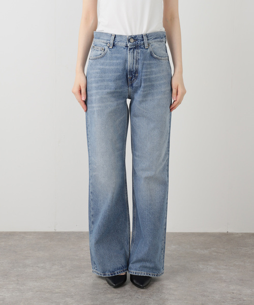 AP STUDIO（エーピーストゥディオ）の「【HAIKURE/ハイクル】別注KOREA NORDIC BLUE（デニムパンツ・レディース・エメラルドブルー・26/25/24/27）」の10枚目の写真