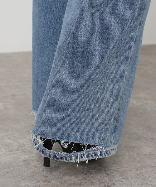 AP STUDIO（エーピーストゥディオ）の「【HAIKURE/ハイクル】別注KOREA NORDIC BLUE（デニムパンツ・レディース・エメラルドブルー・26/25/24/27）」の18枚目の写真