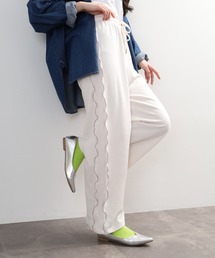 myke（ミーカ）の「myke TC裏毛 配色メロー ワイドパンツ（その他パンツ）」