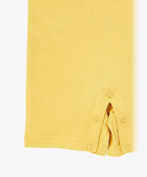 agnes b.(アニエスベー)の「ベビー "b." ロゴ スター コットン ノースリーブ サロペット "Missia"(ロンパース・キッズ・イエロー系その他・1YEAR/6MONTH)」の5枚目の写真